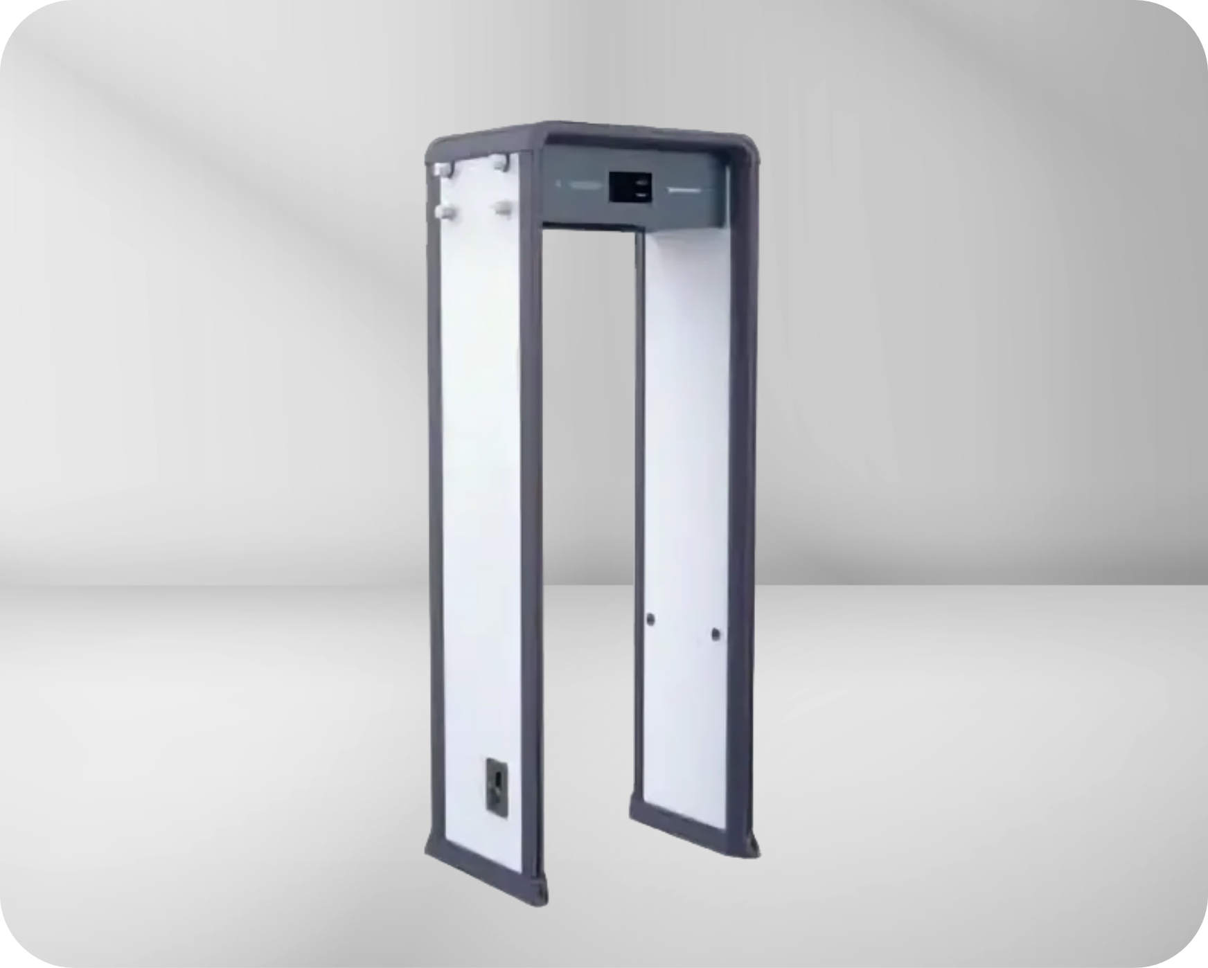Walk-through metal detector for educational institutions